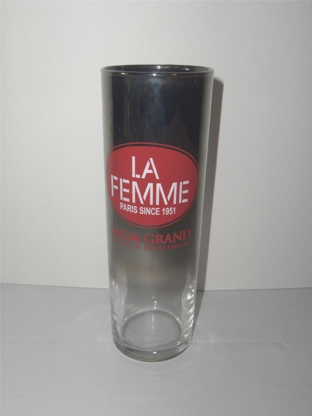 La Femme Paris MGM Grand Glass Barware -121227